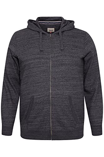 Blend BDVelno BT Herren Big & Tall Sweatjacke Kapuzenjacke Hoodie mit Kapuze, Größe:3XL, Farbe:Black (194007) von b BLEND