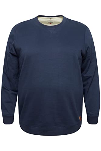Blend BHAlex BT Herren Sweatshirt Pullover Pulli mit Rundhalsausschnitt große Größen bis 6XL, Größe:4XL, Farbe:Dress Blues (194024) von b BLEND