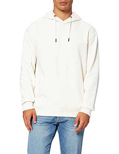 Blend BHBHDownton Hood Sweatshirt Hood Sweatshirt Herren Sweatshirt Pullover Pulli mit Kapuze, Größe:L, Farbe:Egret (110103) von b BLEND