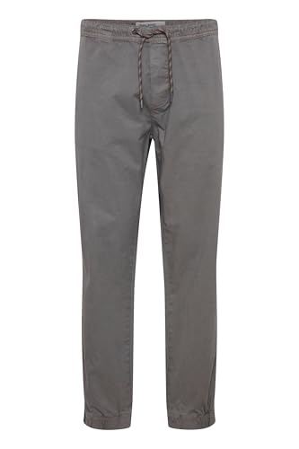 Blend BHBNIMBU Herren Hose Stoffhose Pants mit Kordelverschluss Eingrifftaschen Gesäßtaschen mit Knopf leicht elastisch Baumwollmisschung Regular fit, Größe:4XL, Farbe:Granite (70147) von b BLEND
