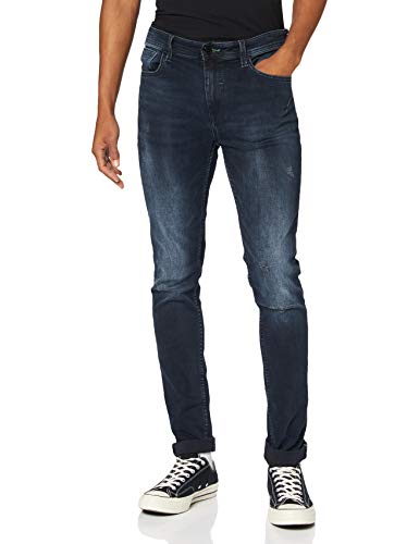 Blend BHEcho fit Multiflex fit Multiflex - NOOS Herren Jeans Hose Denim Skinny Fit, Größe:W38/34, Farbe:Denim Blue Black (200298) von b BLEND