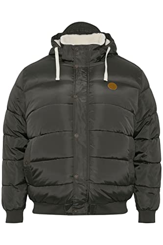 Blend BHFrederico BT Herren Winterjacke Herrenjacke Jacke Big&Tall Blouson mit Kapuze, Rippbündchen und Teddyfutter Regular Fit, Größe:6XL, Farbe:Phantom Grey (194205) von b BLEND