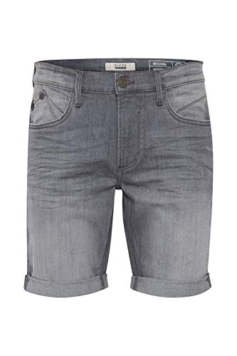 Blend BHGrilitsch Herren Jeans Shorts Kurze Denim Hose mit 5-Pocket-Form Baumwollmischung Regular fit, Größe:S, Farbe:Denim Grey (76205) von b BLEND
