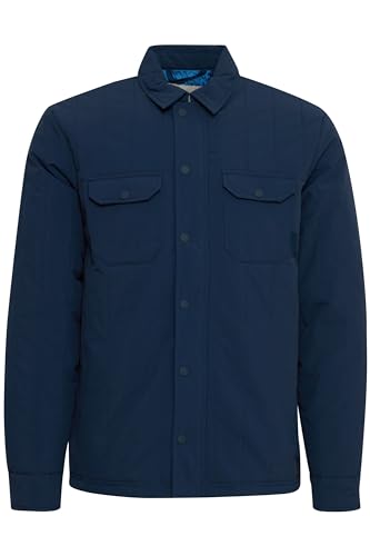 Blend BHJacket Herren Übergangsjacke Kurzjacke Jacke gesteppt Hemdkragen 100% Nylon regular fit, Größe:XXL, Farbe:Dress Blues (194024) von b BLEND