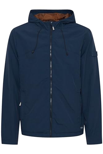 Blend BHJacket Herren Übergangsjacke Kurzjacke Jacke glattes Futter Kapuze 100% Nylon regular fit, Größe:XXL, Farbe:Dress Blues (194024) von b BLEND