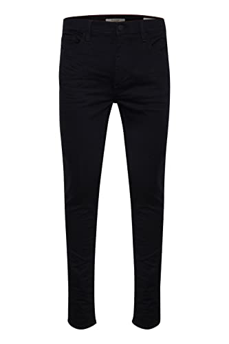 Blend BHJet Herren Jeanshose Hose mit Eingrifftaschen Gürtelschlaufen Stretch Baumwollmischung Slim fit, Größe:W33/34, Farbe:Denim Black (76204) von b BLEND