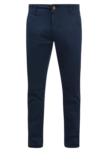 Blend BHKainz Herren Chino Hose Stoffhose mit Stretch-Anteil Eingrifftaschen Baumwollmischung Regular fit, Größe:32/32, Farbe:Navy (70230) von b BLEND