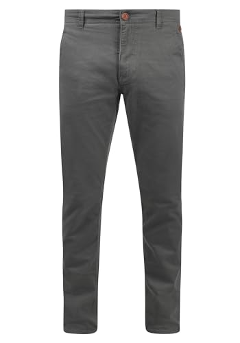Blend BHKainz Herren Chino Hose Stoffhose mit Stretch-Anteil Eingrifftaschen Baumwollmischung Regular fit, Größe:33/32, Farbe:Granite (70147) von b BLEND