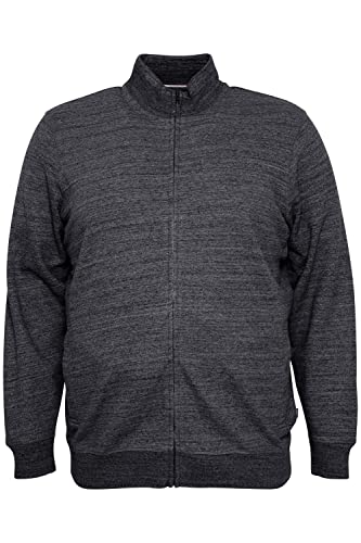 Blend BHLenner BT Herren Big & Tall Strickjacke Cardigan Grobstrick mit hochabschließendem Kragen, Größe:3XL, Farbe:Black (194007) von b BLEND