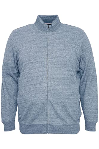 Blend BHLenner BT Herren Big & Tall Strickjacke Cardigan Grobstrick mit hochabschließendem Kragen, Größe:5XL, Farbe:Dark Navy (194013) von b BLEND