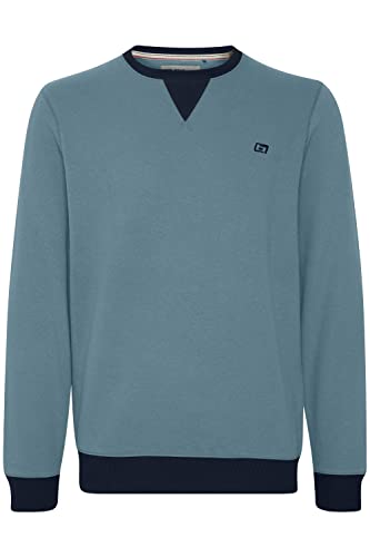 Blend BHMarlon Herren Sweatshirt Pullover Pulli mit Rundhals-Ausschnitt aus 100% Baumwolle, Größe:XL, Farbe:Bluestone (184217) von b BLEND