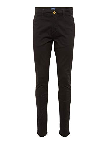 BLEND BHNATAN Herren Chino Stoffhose mit Stretch, Größe:W33/34, Farbe:Black (70155) von b BLEND