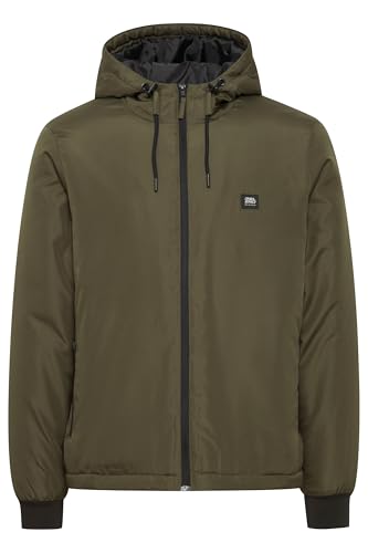 Blend BHOuterwear Herren Übergangsjacke Herrenjacke Jacke mit Kapuze Kordelzug Rippbündchen Regular fit, Größe:L, Farbe:Forest Night (190414) von b BLEND
