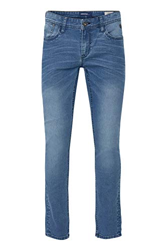 Blend BHPico Herren Jeans Hose Denim mit Stretch Skinny Fit, Größe:33/32, Farbe:Denim middleblue (76201) von b BLEND
