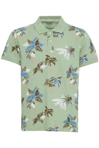 Blend BHPolo Herren Poloshirt Shirt mit Umlegekragen Knöpfen 100% Baumwolle Regular fit, Größe:L, Farbe:Mistletoe (160220) von b BLEND