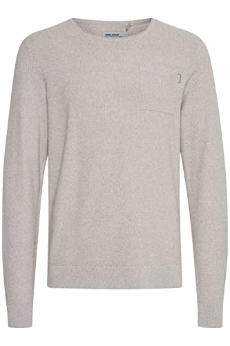 Blend BHPullover Herren Strickpullover Feinstrick Pullover mit Rundhalsausschnitt aus 100% Baumwolle, Größe:XL, Farbe:Crockery (161104) von b BLEND