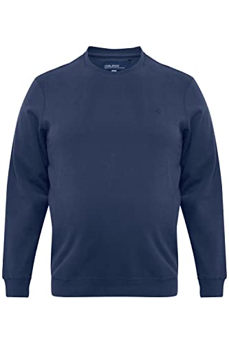 Blend BHRavinBT Sweatshirt Herren Big & Tall Sweater Pullover Große Größen bis 6XL aus hochwertigem Baumwollmaterial, Größe:4XL, Farbe:Dress Blues (194024) von b BLEND