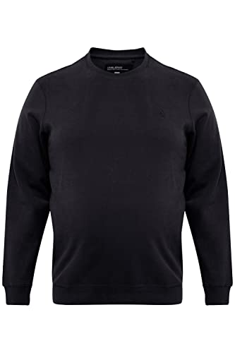 Blend BHRavinBT Sweatshirt Herren Big & Tall Sweater Pullover Große Größen bis 6XL aus hochwertigem Baumwollmaterial, Größe:5XL, Farbe:Black (194007) von b BLEND