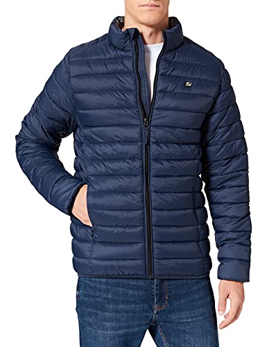 Blend BHRomsey Herren Steppjacke Übergangsjacke Herrenjacke Jacke gefüttert mit Stehkragen, Größe:2XL, Farbe:Dress Blues (194024) von b BLEND