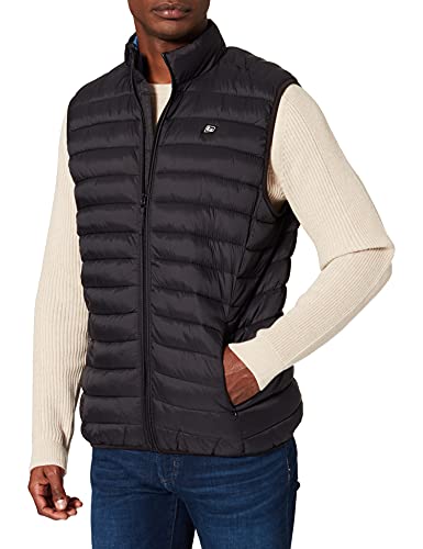 Blend BHRomsey Herren Weste Steppweste Outdoor Weste mit Stehkragen, Größe:2XL, Farbe:Black (194007) von b BLEND