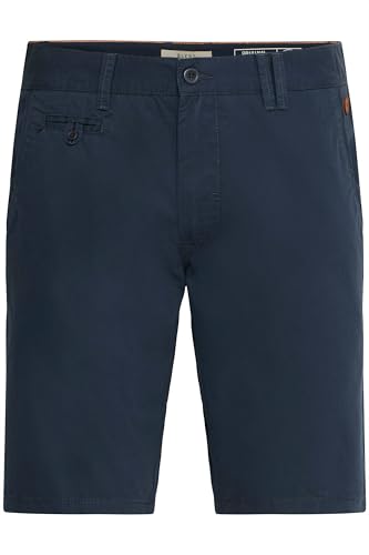 Blend BHSasuke Chino Shorts Bermuda Kurze Hose mit Eingrifftaschen Gürtelschlaufen 100% Baumwolle Regular fit, Größe:XL, Farbe:Navy (70230) von b BLEND