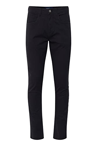 Blend BHSaturn Herren Chino Hose Stoffhose mit Stretch Eingrifftaschen Baumwollmischung Regular fit, Größe:36/32, Farbe:Black (70155) von b BLEND