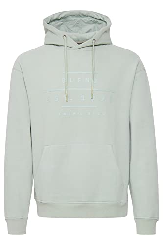 Blend BHSweatshirt Herren Kapuzenpullover Hoodie Pullover mit Kapuze, Größe:L, Farbe:Frosty Green (155706) von b BLEND