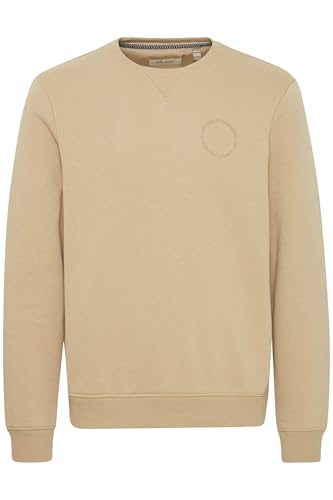 Blend BHSweatshirt Herren Sweatshirt Pullover Pulli mit Rundhals Label-Details Baumwollmischung Regular fit, Größe:3XL, Farbe:Cornstalk (161315) von b BLEND