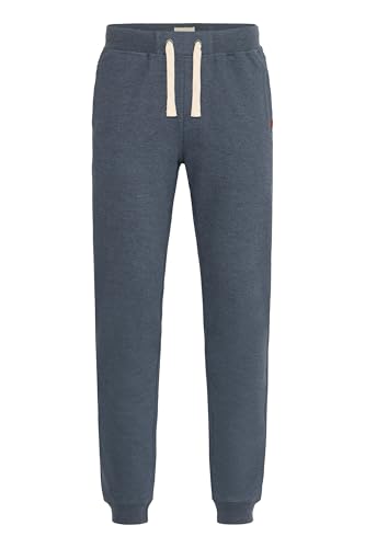 Blend BHTilo Herren Sweatpants Jogginghose Sporthose mit Fleece-Innenseite Kordelzug Eingrifftaschen Baumwollmischung Regular fit, Größe:L, Farbe:Navy (70230) von b BLEND