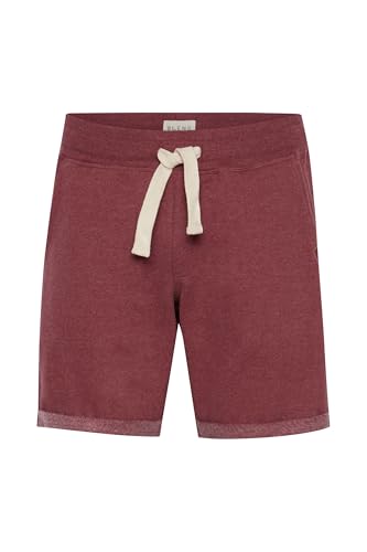 Blend BHTimo Herren Sweatshorts Kurze Hose Jogginghose mit Fleece-Innenseite Kordel Gesäßtasche Eingrifftaschen Baumwollmischung Regular fit, Größe:2XL, Farbe:Zinfandel (73006) von b BLEND