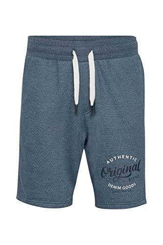 Blend BHTorben Herren Sweatshorts Kurze Hose Jogginghose mit Rippbund und Kordelzug Regular Fit, Größe:L, Farbe:Ensign Blue (194026) von b BLEND