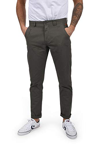Blend BHTromp Herren Chino Hose Stoffhose mit Stretch Regular Fit, Größe:32/34, Farbe:Raven Grey (75112) von b BLEND
