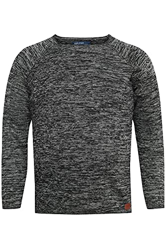 Blend BT Dan Strickpullover Herren Big & Tall Feinstrickpullover Pullover Große Größen bis 6XL, Größe:4XL, Farbe:Black (194007) von b BLEND
