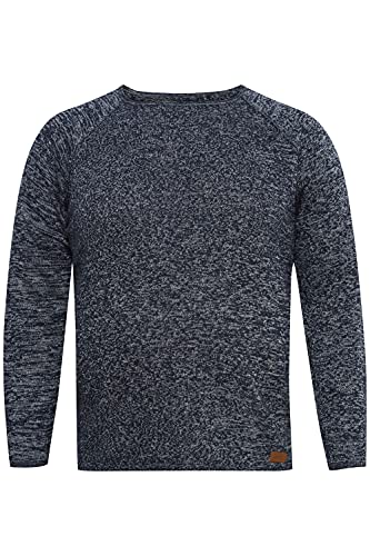 Blend BT Dan Strickpullover Herren Big & Tall Feinstrickpullover Pullover Große Größen bis 6XL, Größe:4XL, Farbe:Dress Blues (194024) von b BLEND