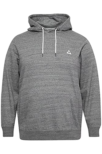 Blend BT Henner Hoodie Herren Big & Tall Kapuzenpullover Vintage Pullover mit Kapuze Große Größen bis 6XL, Größe:5XL, Farbe:Pewter Mix (200277) von b BLEND