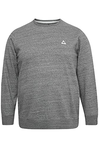 Blend BT Henry Sweatshirt Herren Big & Tall Sweater Pullover Große Größen bis 6XL, Größe:4XL, Farbe:Pewter Mix (200277) von b BLEND