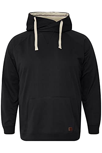 Blend BT Sales Hoodie Herren Big & Tall Kapuzenpullover Vintage Pullover mit Kapuze Große Größen bis 6XL, Größe:3XL, Farbe:Black (194007) von b BLEND