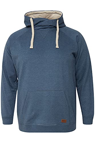 Blend BHSales Herren Kapuzenpullover Big & Tall Hoodie Vintage Pullover mit Kapuze Große Größen bis 6XL Kängurutasche Baumwollmischung Regular fit, Größe:4XL, Farbe:Ensign Blue (194026) von b BLEND
