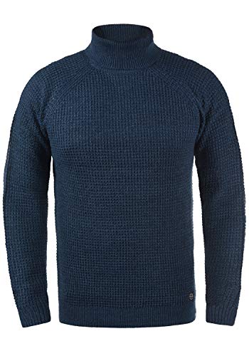 Blend Carrizo Herren Rollkragenpullover Pullover, Größe:L, Farbe:Dress Blues (194024) von b BLEND