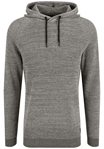 Blend Comala Herren Strickpullover Grobstrick Pullover O-Neck, Größe:XL, Farbe:Pewter Mix (200277) von b BLEND