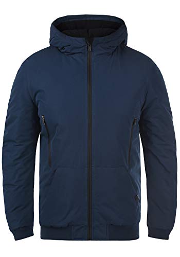 BLEND Eleon Herren Winterjacke Herrenjacke Jacke mit Kapuze, Größe:L, Farbe:Dress Blues (194024) von b BLEND