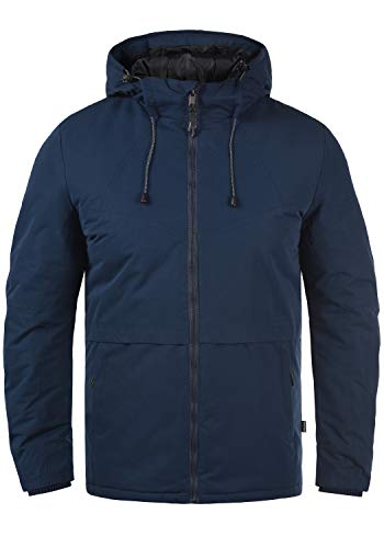 BLEND Fosco Herren Winterparka Parka Winterjacke mit hochabschließender Kapuze, Größe:M, Farbe:Dress Blues (194024) von b BLEND