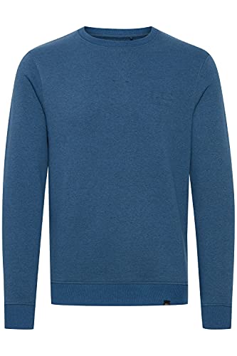 Blend Harro Herren Sweatshirt Pullover Pulli, Größe:L, Farbe:Ensign Blue (194026) von b BLEND