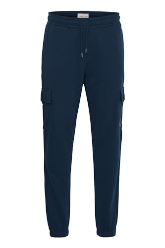 Blend He BHSweatpant Cargo Herren Jogginghose Hose 100% Baumwolle Regular fit, Größe:XXL, Farbe:Dress Blues (194024) von b BLEND