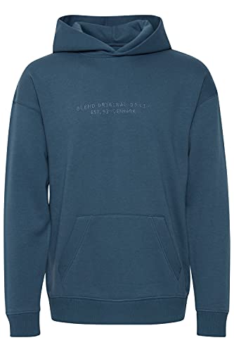 Blend Jeff Herren Kapuzenpullover Hoodie Pullover mit Kapuze, Größe:XL, Farbe:Ensign Blue (194026) von b BLEND