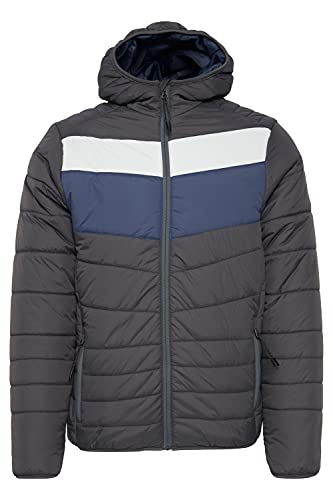 Blend Kristof Herren Steppjacke Übergangsjacke Jacke leicht wattiert mit Kapuze, Größe:XXL, Farbe:Iron Gate (193910) von b BLEND