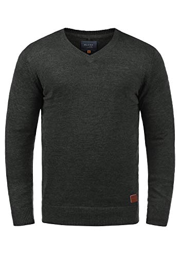Blend Lasse 20703348ME Strickpullover, Größe:S, Farbe:Charcoal (70818) von b BLEND