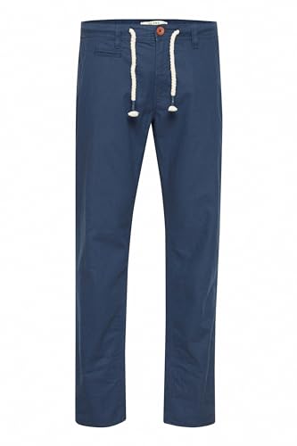 Blend BHLanias Herren Leinenhose Sommerhose Lange Stoffhose mit Eingrifftaschen Leinenmix Regular fit, Größe:S, Farbe:Navy (70230) von b BLEND