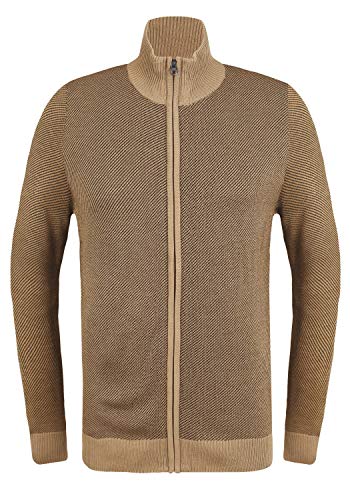 Blend Londer Herren Strickjacke Cardigan Feinstrick mit Stehkragen, Größe:M, Farbe:Kelp (171022) von b BLEND