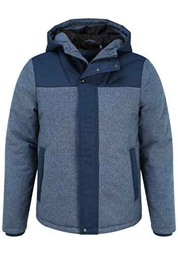 BLEND Mikell Herren Winterjacke Herrenjacke Jacke mit Kapuze, Größe:M, Farbe:Dress Blues (194024) von b BLEND